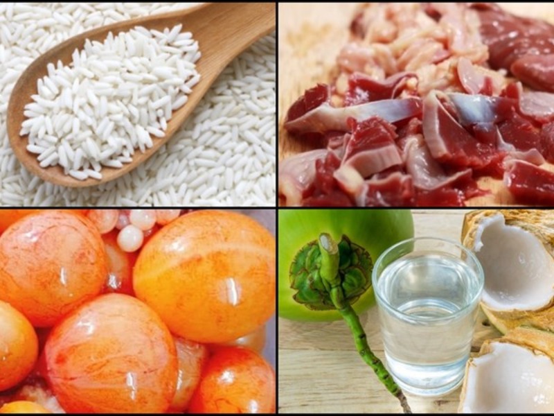 Bí quyết chọn nguyên liệu làm xôi lòng gà trứng non ngon