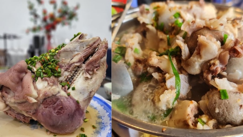 Xưởng đầu heo hầm hấp dẫn