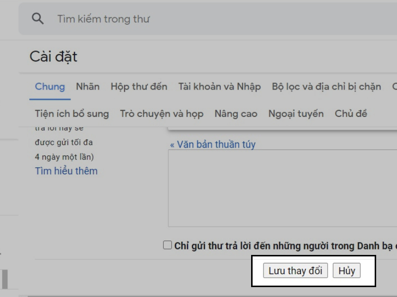 lưu thay đổi sau khi chỉnh sửa xong