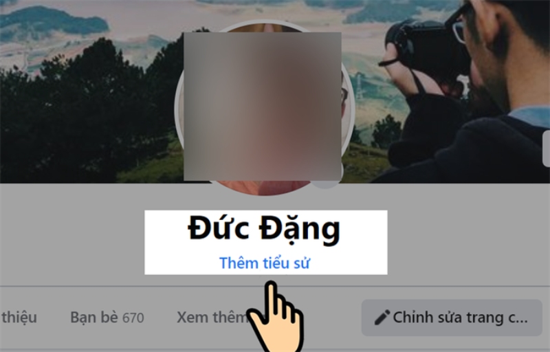 thêm vào tiểu sử