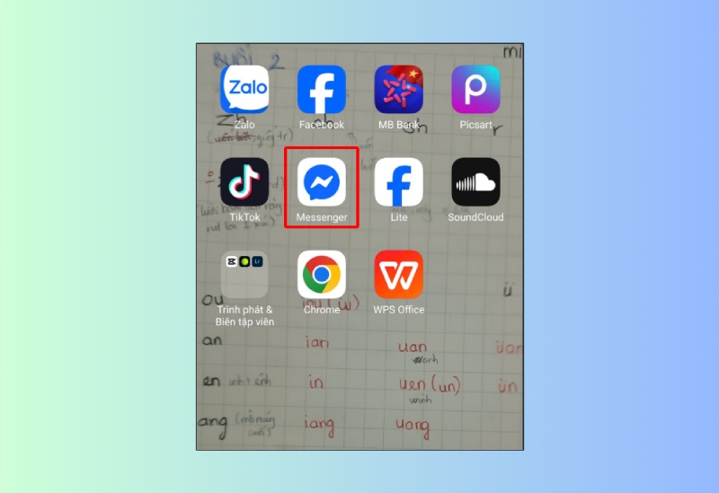 Mở ứng dụng Messenger trên điện thoại
