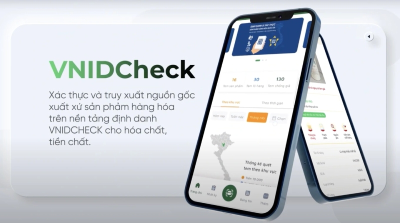 Giao diện app VNIDCheck trên điện thoại