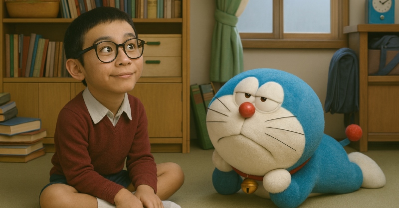 Ảnh đời thực lấy cảm hứng từ doraemon