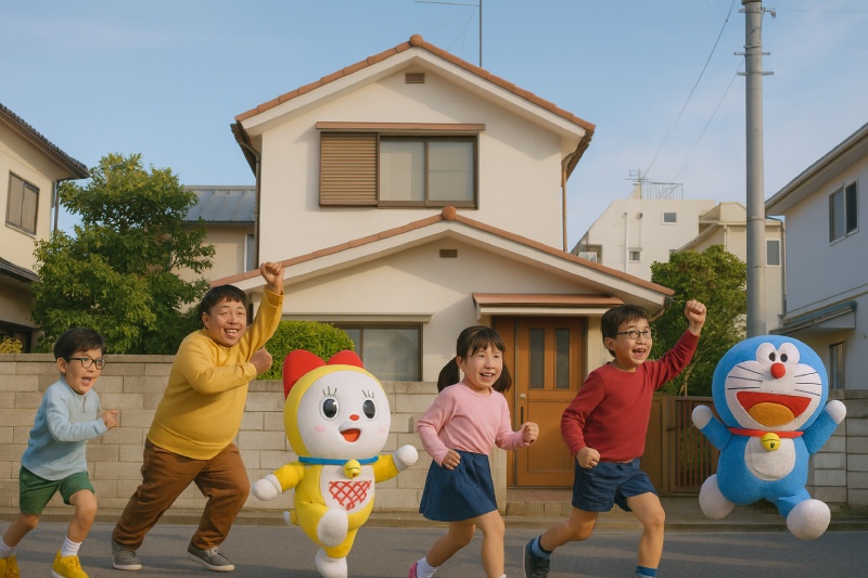 Ảnh đời thực nhớm bạn của doraemon