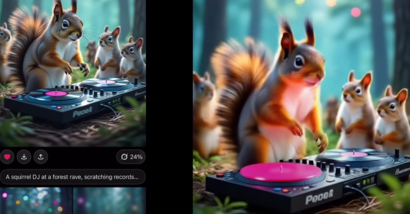 Video hoạt hình được tạo từ grok AI