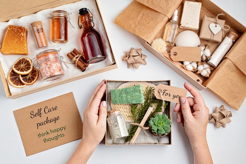 Hộp quà handmade chăm sóc cơ thể