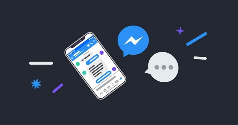 Giao diện Messenger trên điện thoại với biểu tượng trò chuyện
