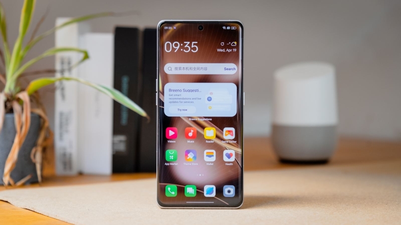 Điện thoại OPPO hiển thị màn hình chính