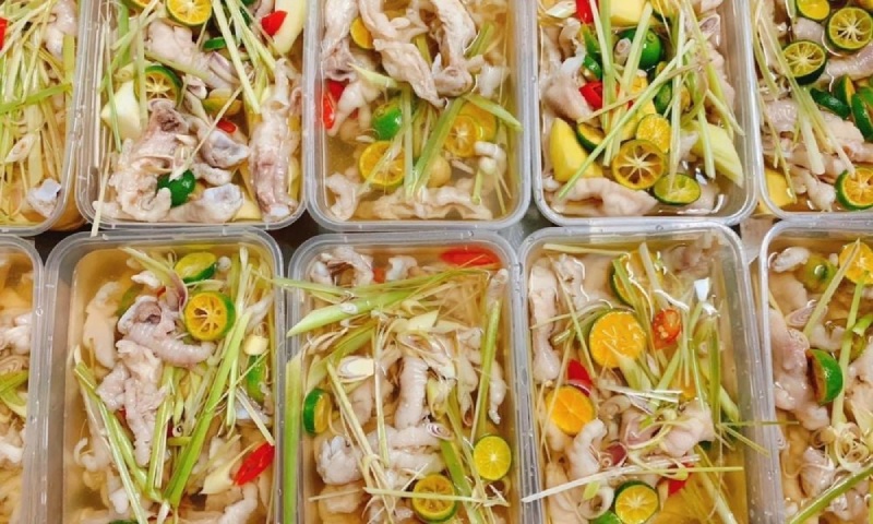hướng dẫn làm chân gà sả tắc chuẩn ngon, bảo quản lâu