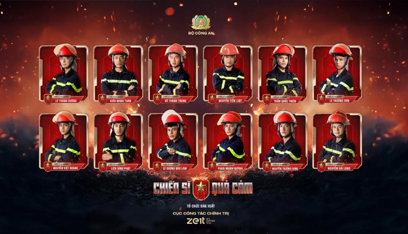 Dàn cast tham gia chiến sĩ quả cảm