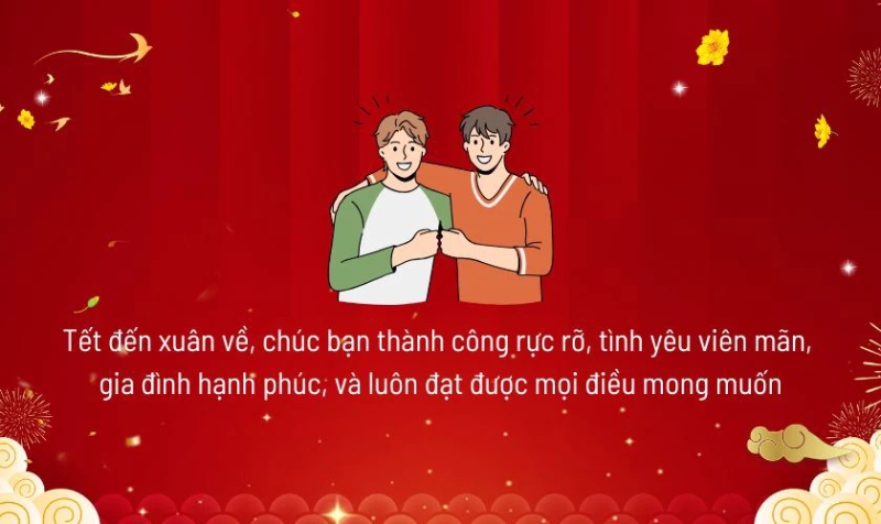 Những lời chúc Tết dành cho người bạn lâu năm