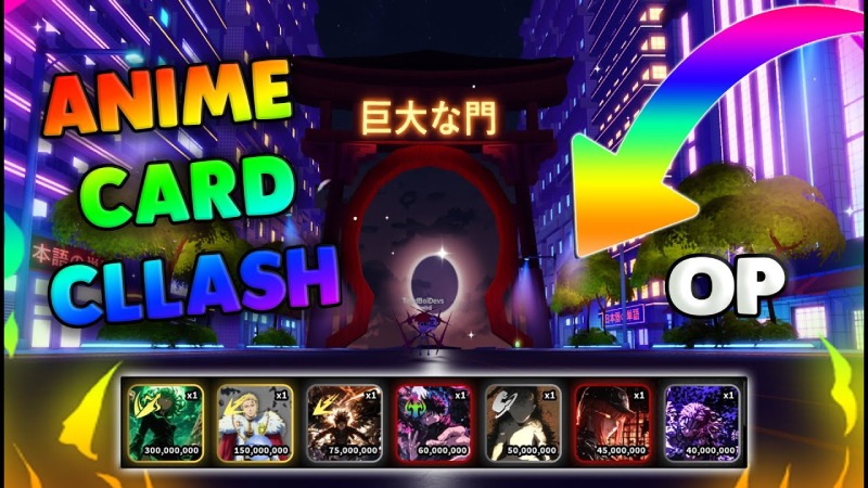 Giao diện của game Anime Card Clash