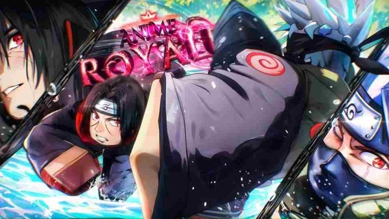 Artwork giới thiệu game Anime Royale với các nhân vật đến từ nhiều bộ anime