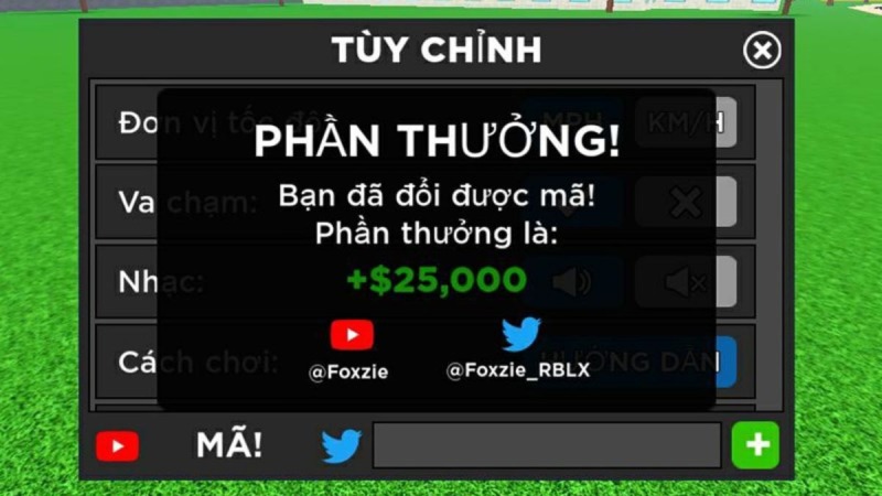 Màn hình thông báo nhận thưởng $25,000 trong Car Dealership Tycoon