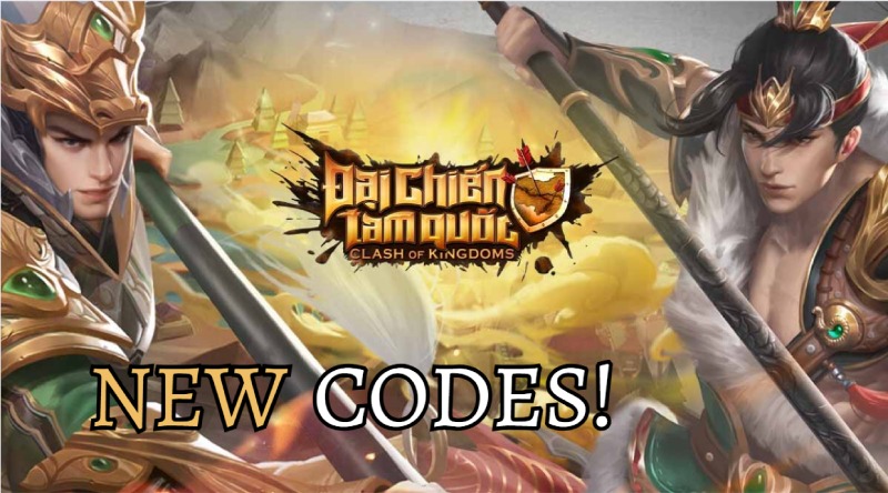 Quảng cáo code mới game Đại Chiến Tam Quốc.