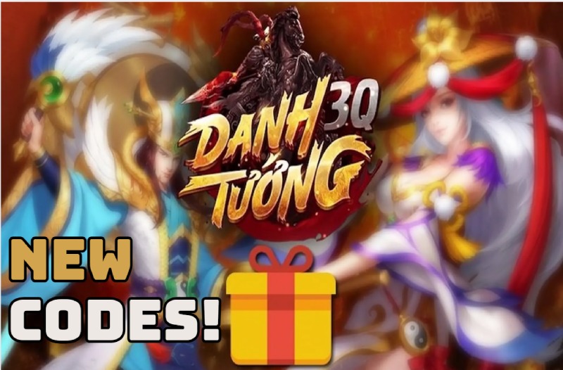 Hình ảnh quảng cáo mã code mới của game Danh Tướng 3Q