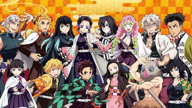 Dàn nhân vật chính trong anime Thanh Gươm Diệt Quỷ