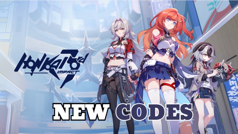 Hình ảnh quảng cáo New Codes của game Honkai Impact 3 