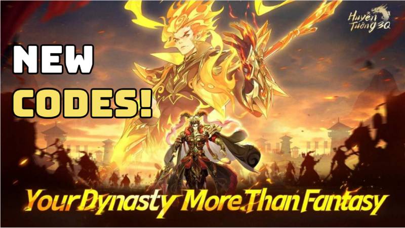 Banner giới thiệu code mới game Huyền Tướng 3Q
