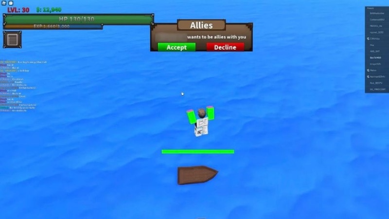 Giao diện khi bị lỗi trong game Last Pirates