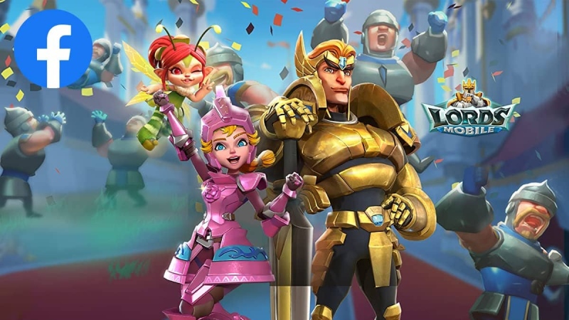 Trang fanpage chính thức Lords Mobile nơi cập nhật sự kiện và mã quà
