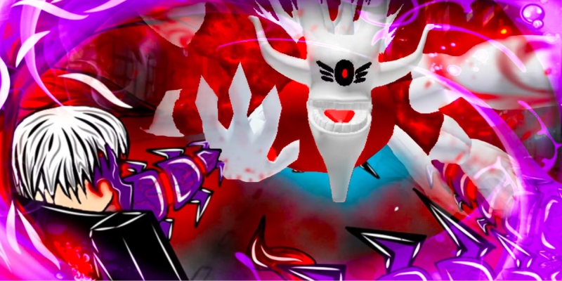 Trận chiến trong game Monster Ghoul với hiệu ứng Kagune
