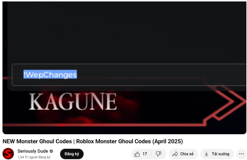 theo dõi cộng đồng youtube và streamer roblox để cập nhật code