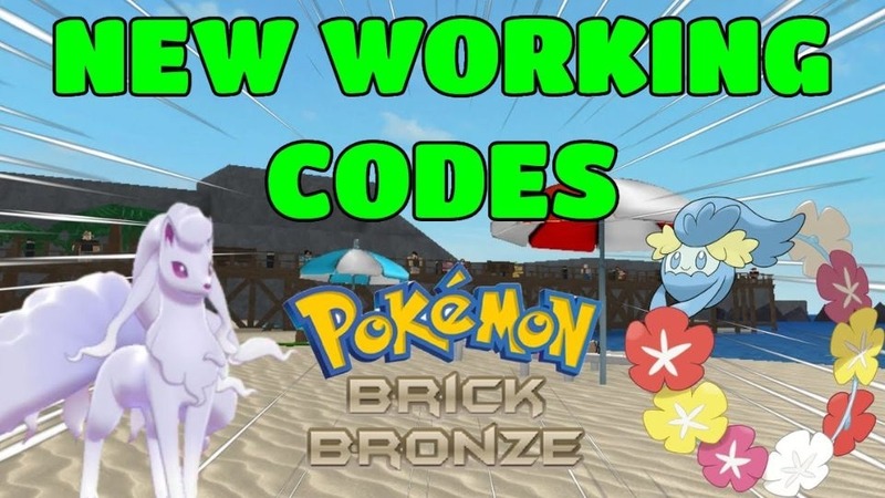 Hình ảnh quảng cáo New Codes của Pokemon Brick Bronze
