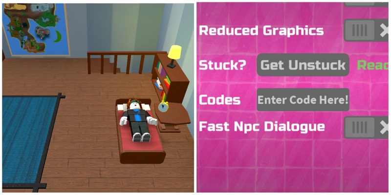 Giao diện nhập code chính của nhân vật trong game