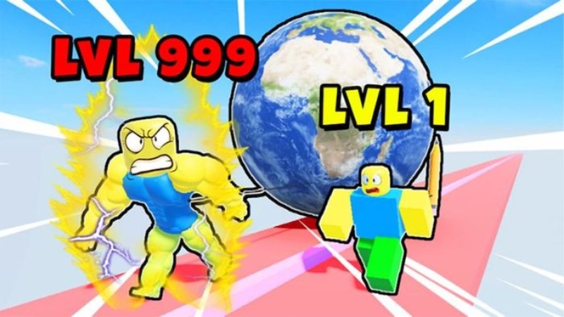 Hình ảnh mô tả so sánh nhân vật level 999 và level 1 trong game