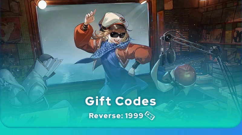 Giao diện gift code Reverse: 1999 với nhân vật nữ