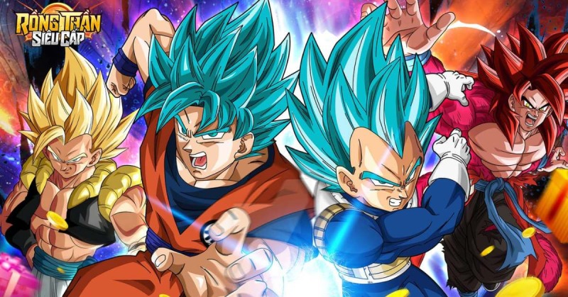 Giao diện trang chủ game Rồng Thần Siêu Cấp