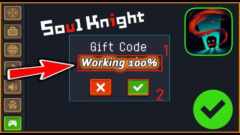 Hướng dẫn nhập mã quà tặng Soul Knight với dòng chữ Working 100%