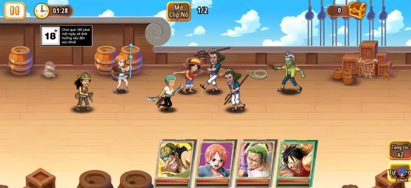 Tái hiện những trận chiến kinh điển cùng Luffy và đồng đội