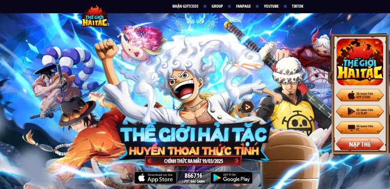 Thế Giới Hải Tặc - Huyền Thoại Thức Tỉnh chính thức ra mắt 
