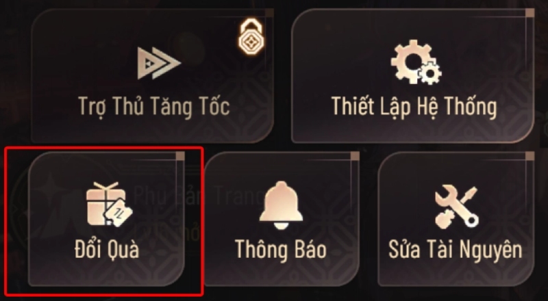 Mục đổi quà của game Thiếu Niên Tây Du