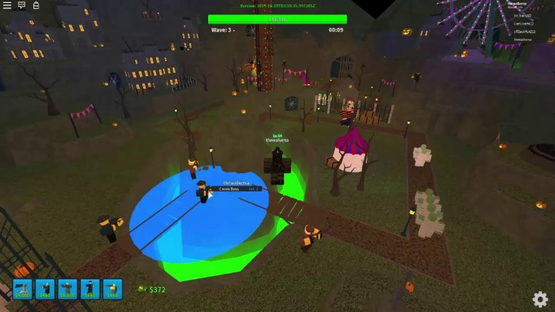 Cảnh gameplay trong Tower Defense Simulator