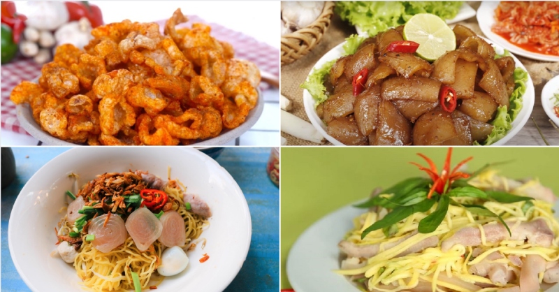 Tổng hợp các món ngon chế biến từ da heo bì heo