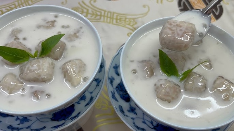 Chè bì lợn hồng táo mềm ngọt