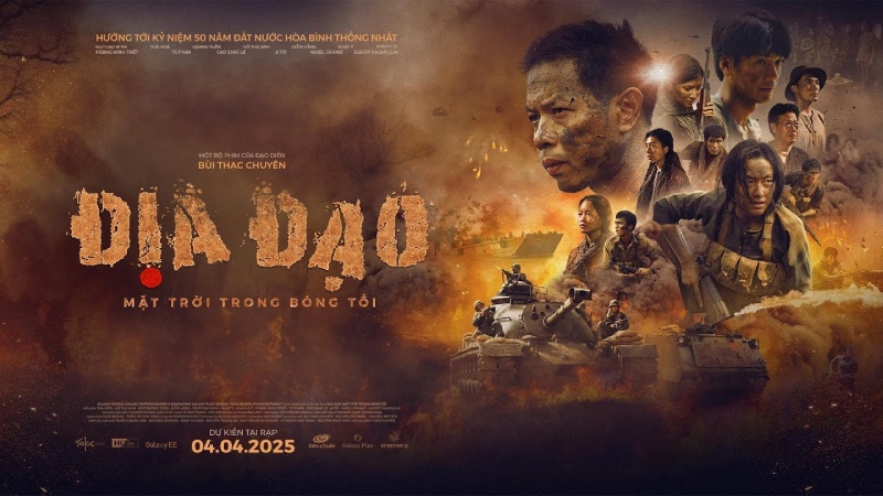 Poster phim với thời gian chiếu là ngày 4/4/2025