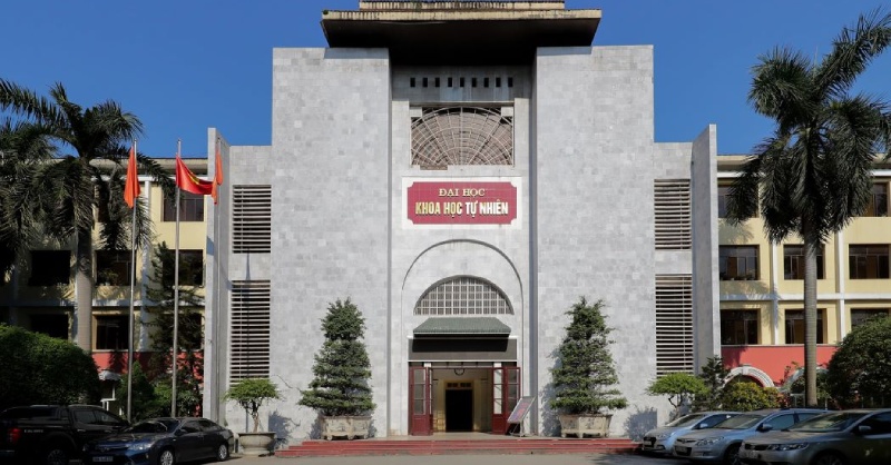 Khuôn viên trường đại học khoa học tự nhiên hà nội