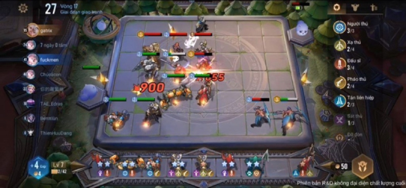 Đội hình Khoa Học - Pháo Thủ