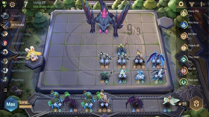 Đội hình Thú Nhân - Tinh Linh