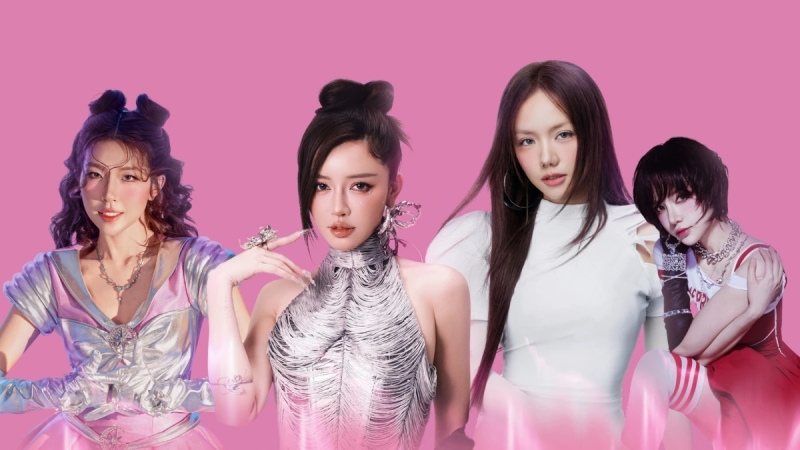 Bốn nữ ca sĩ tham gia em xinh say hi