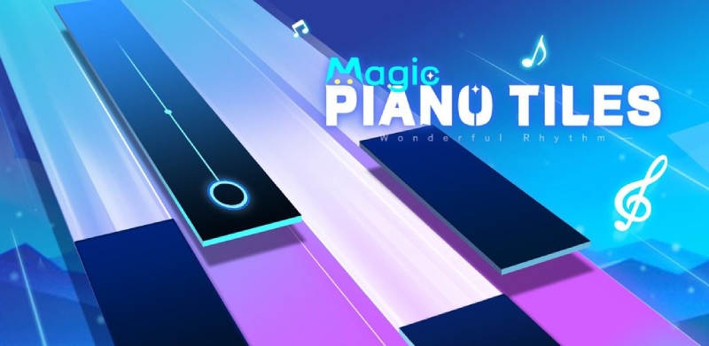 Thanh nhạc rơi xuống trong trò chơi Piano Tiles
