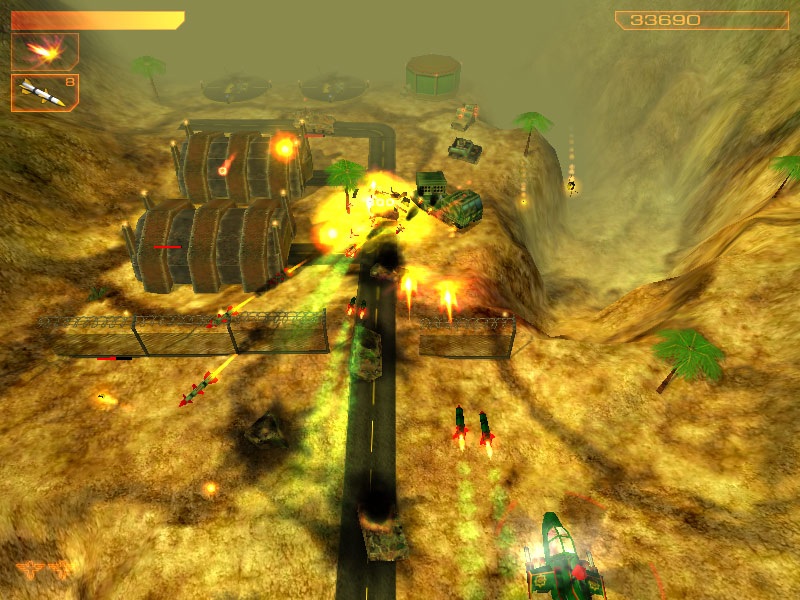 Chiến dịch bắn phá căn cứ quân sự trong game Air Strike 3D