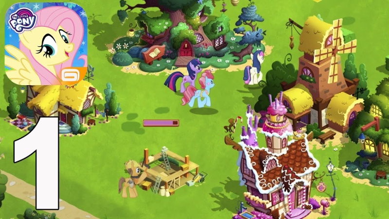 Thị trấn Ponyville với nhiều chú ngựa đầy màu sắc