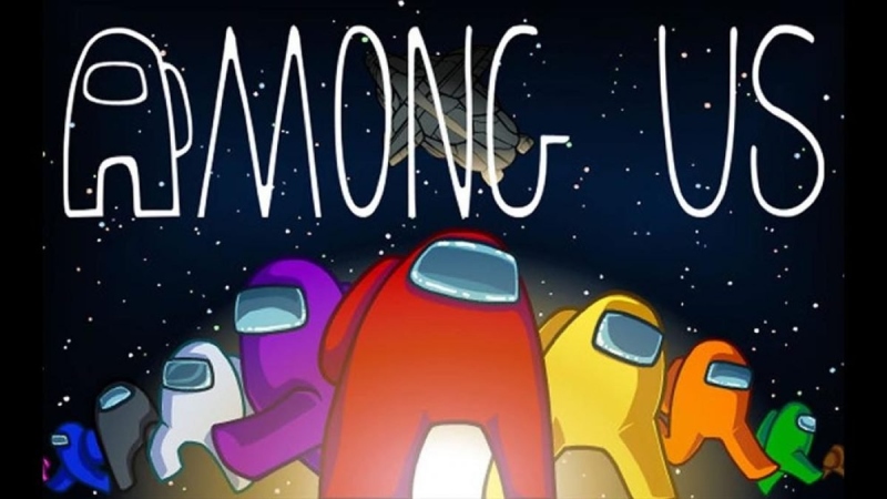 Giới thiệu game Among Us với các nhân vật phi hành gia nhiều màu sắc