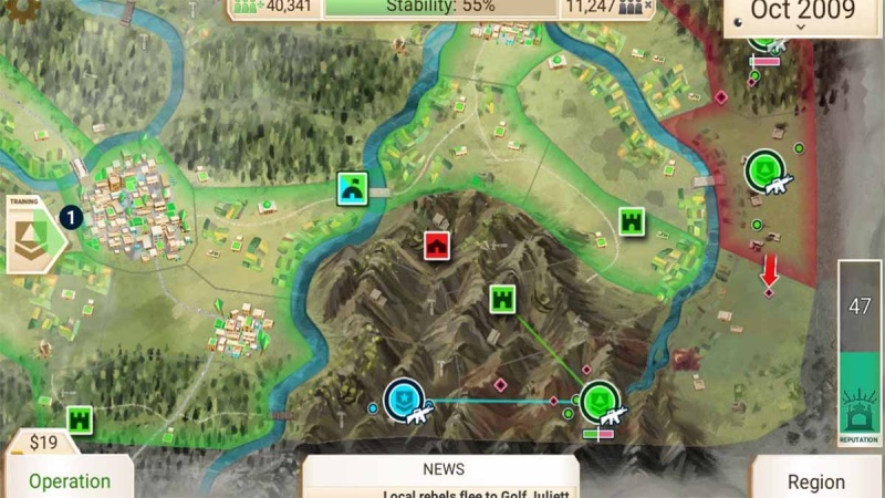Game mô phỏng quốc gia phục hồi sau chiến tranh Rebel Inc.