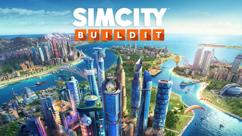 Các tòa nhà cao tầng trong game SimCity BuildIt